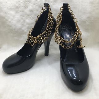 ヴィヴィアンウエストウッド(Vivienne Westwood)のヴィヴィアンウエストウッド  アングロマニア　ゴールドチェーン(ハイヒール/パンプス)