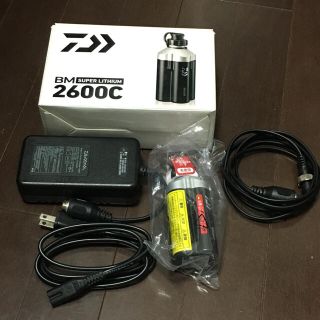 Daiwa ダイワ　BM2600 黒　新品　充電器　BM AIRケーブル　セット