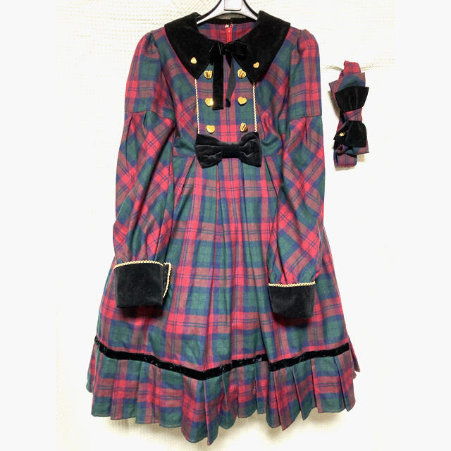 Angelic Pretty(アンジェリックプリティー)のModen Studentワンピース レディースのワンピース(ひざ丈ワンピース)の商品写真