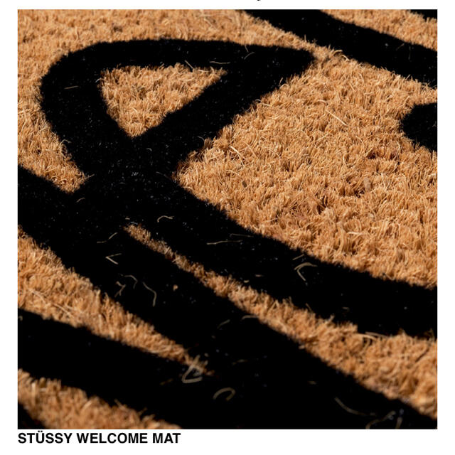 STUSSY(ステューシー)のSTÜSSY WELCOME MAT インテリア/住まい/日用品のラグ/カーペット/マット(玄関マット)の商品写真