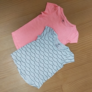 エイチアンドエム(H&M)のH&M　半袖　Tシャツ　２枚セット　まとめ売り　夏服(Tシャツ/カットソー)