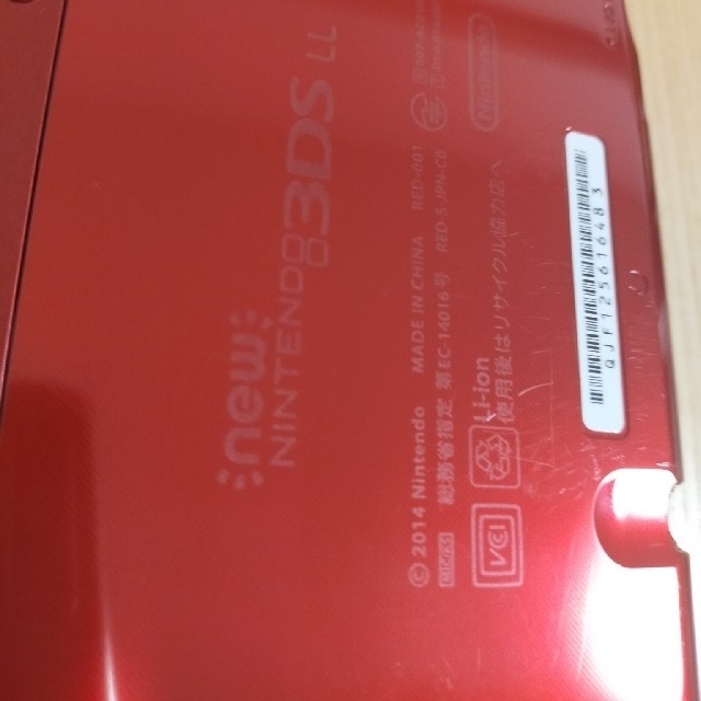 ☆美品☆ new Nintendo 3DSLL 本体　メタリックレッド 6