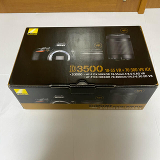 新品未使用展示品　Nikon D3500 ダブルズームキット(デジタル一眼)