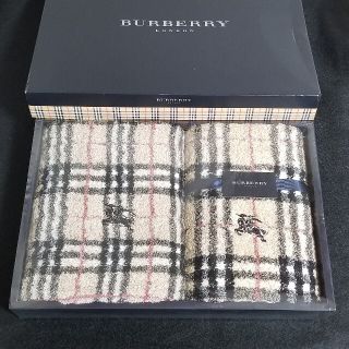 バーバリー(BURBERRY)のBURBERRYフェイスタオル・ウォッシュタオル# ノバチェック2枚(タオル/バス用品)