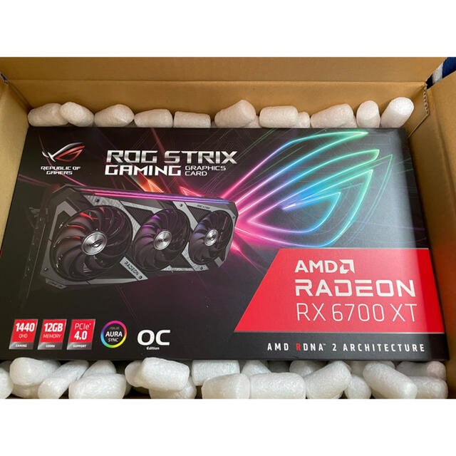 2022年製 新品】 ASUS - ASUS ROG-STRIX-RX6700XT-O12G-GAMING PC