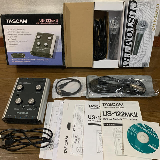 【値下げ中】オーディオインターフェース マイク宅録セット♪ 楽器のDTM/DAW(オーディオインターフェイス)の商品写真