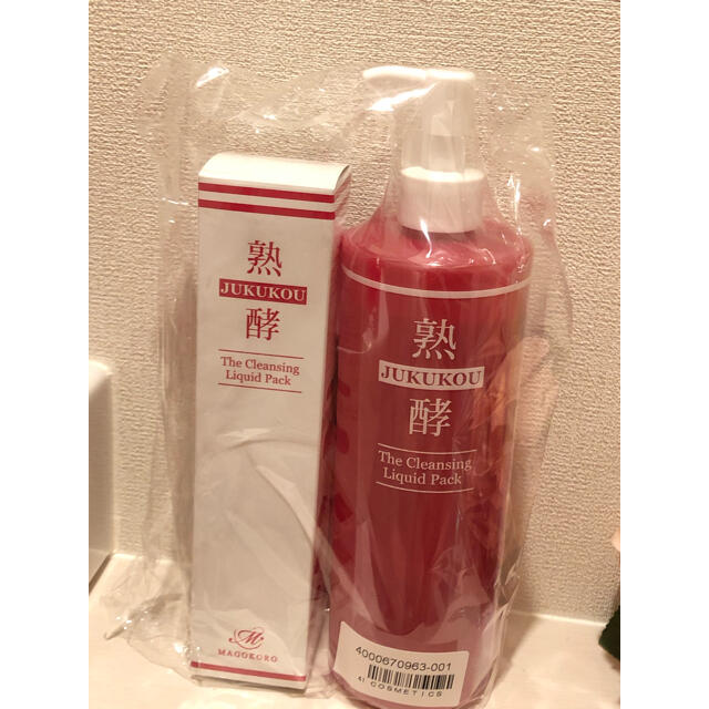 新品未開封⭐︎熟酵　値下げクレンジングリキッド480ml＋150ml 匿名追跡送 コスメ/美容のスキンケア/基礎化粧品(クレンジング/メイク落とし)の商品写真