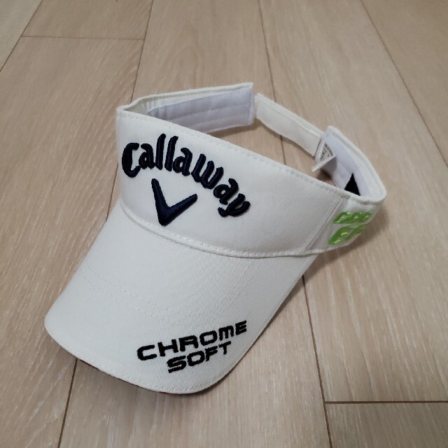 Callaway Golf(キャロウェイゴルフ)のCallaway サンバイザー ホワイト メンズの帽子(サンバイザー)の商品写真
