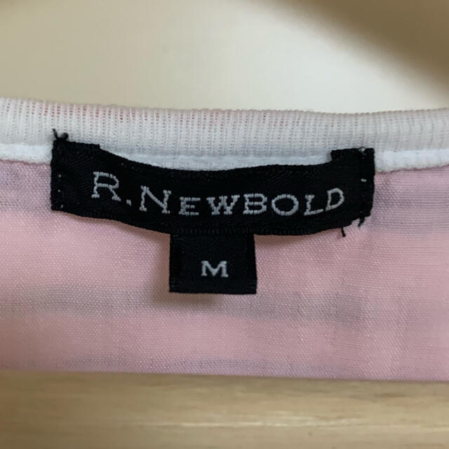 R.NEWBOLD(アールニューボールド)のアール ニューボールド ノースリーブ タンクトップ ボーダー　レインボー メンズのトップス(Tシャツ/カットソー(半袖/袖なし))の商品写真