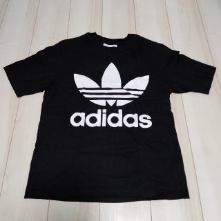 アディダス(adidas)の【最終処分】アディダス adidas ビッグロゴ Tシャツ 黒 XSサイズ(Tシャツ/カットソー(半袖/袖なし))