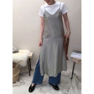 mamu satin camisole onepiece(ロングワンピース/マキシワンピース)