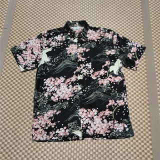 Ame様専用🌱アロハシャツ🌴ブラック(シャツ)