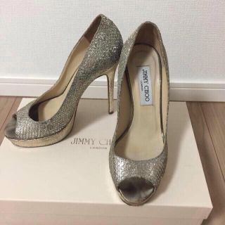 ジミーチュウ(JIMMY CHOO)の《引越しのためさらに値下げします！》ジミーチュウ グリッターパンプス(ハイヒール/パンプス)