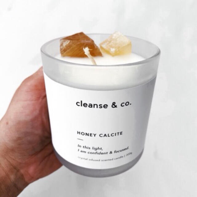 CLEANSE & CO★HONEY CALCITE CANDLEリラクゼーション