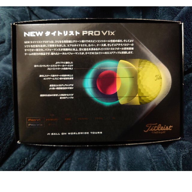 Titleist(タイトリスト)のタイトリスト　PRO V1X  イエロー　2021年モデル  ２ダース スポーツ/アウトドアのゴルフ(その他)の商品写真