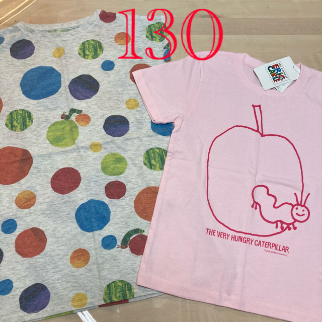 Design Tshirts Store graniph(グラニフ)のgraniph はらぺこあおむし　130 キッズ/ベビー/マタニティのキッズ服女の子用(90cm~)(ワンピース)の商品写真