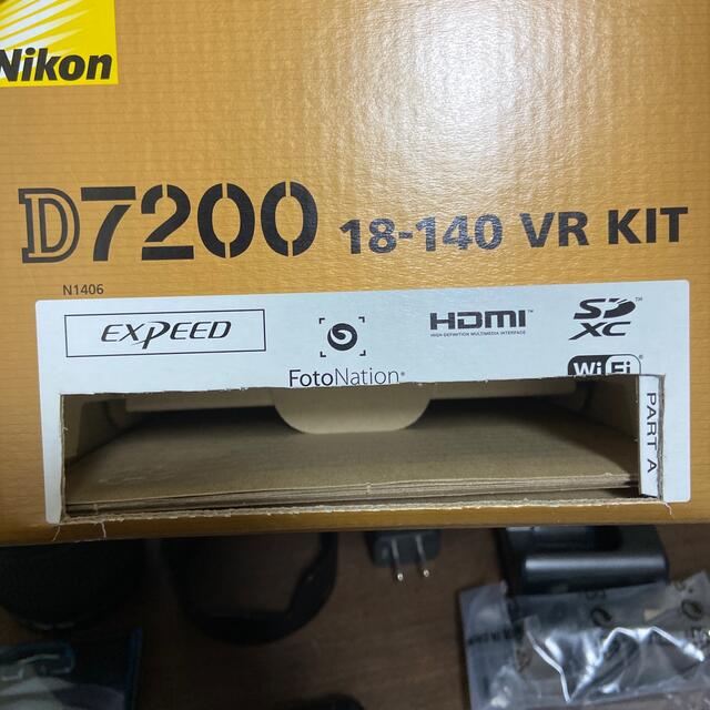 Nikon(ニコン)のNikon デジタル一眼レフカメラ D7200 18-140VR レンズキット スマホ/家電/カメラのカメラ(デジタル一眼)の商品写真