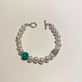 キャピタル(KAPITAL)のpearl beads bracelet パールビーズブレスレット(ブレスレット)