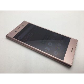 ソニー(SONY)のSIMフリー au XPERIA XZ1 SOV36 ピンク◆美品◆148(スマートフォン本体)