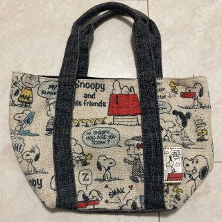 スヌーピー(SNOOPY)のスヌーピー　ランチトートバッグ(トートバッグ)