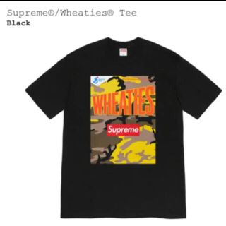 シュプリーム(Supreme)のSupreme 21ss Wheaties Tee 黒 M(Tシャツ/カットソー(半袖/袖なし))