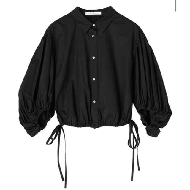 ETRE TOKYO クロップドバルーンシャツ BLACK 新品未使用
