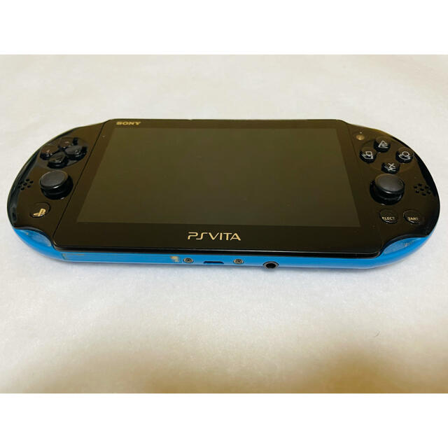 【液晶美品】PS Vita PCH-2000 ブルー ブラック 本体 動作品