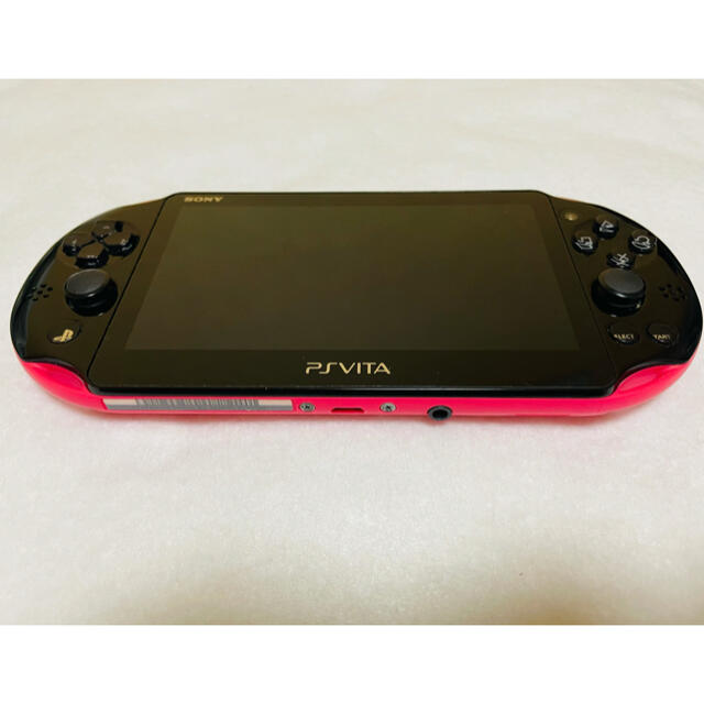 PlayStation Vita(プレイステーションヴィータ)のPSVita PCH-2000 ZA15  本体 ピンクブラック 動作確認済み エンタメ/ホビーのゲームソフト/ゲーム機本体(家庭用ゲーム機本体)の商品写真