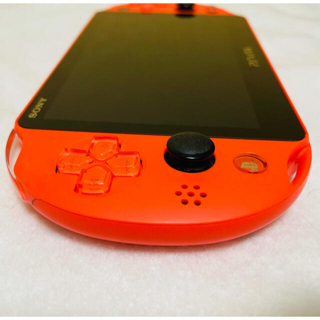 PlayStation Vita - PSVita PCH-2000 ZA24 SONY ネオンオレンジ 画面傷