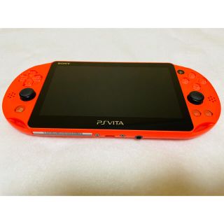 PlayStation Vita - PSVita PCH-2000 ZA24 SONY ネオンオレンジ 画面傷