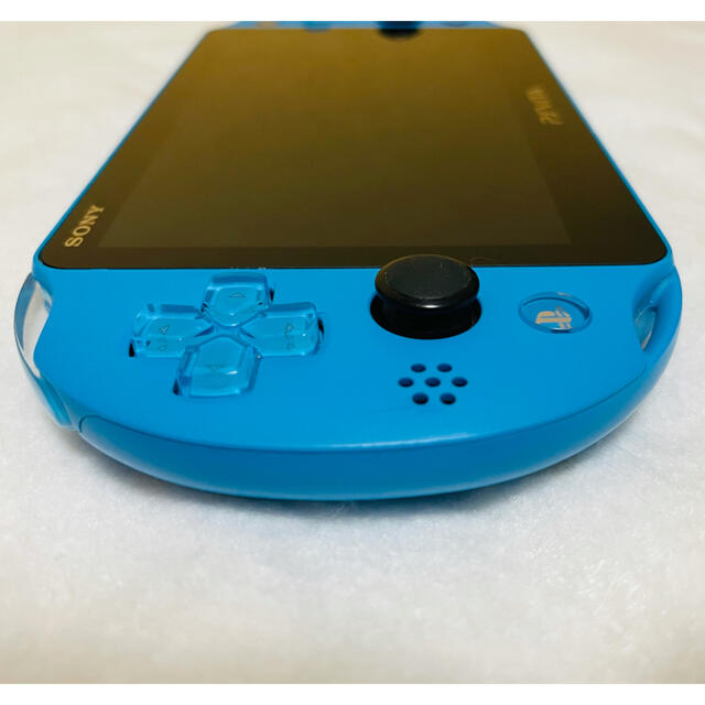 PlayStation Vita(プレイステーションヴィータ)のPSVita PCH-2000 ZA23 本体 アクアブルー 動作確認済み エンタメ/ホビーのゲームソフト/ゲーム機本体(家庭用ゲーム機本体)の商品写真