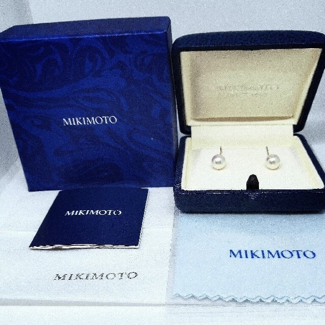 ☆6月の誕生石パール☆MIKIMOTO K18YG アコヤ真珠 フックピアス