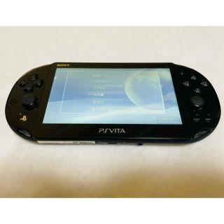 プレイステーションヴィータ(PlayStation Vita)のPSVita PCH-2000 ZA11 SONY ブラック 本体 動作良好(家庭用ゲーム機本体)