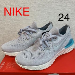 ナイキ(NIKE)の新品未使用！ナイキ エピック リアクト フライニット 24(スニーカー)