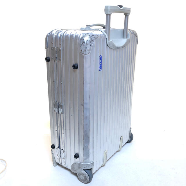 レア　RIMOWA　青ロゴ　2輪　トパーズ　63L　アルミ　キャリーケース