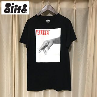 エーライフ(ALIFE)の美品 ALFE Tシャツ エーライフ カットソー 半袖 Tシャツ(Tシャツ/カットソー(半袖/袖なし))