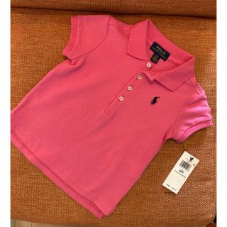 ポロラルフローレン(POLO RALPH LAUREN)の【新品】ラルフローレン ポロシャツ　ピンク　100(Tシャツ/カットソー)