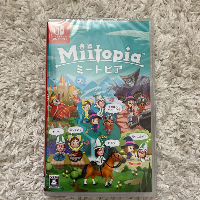 Nintendo Switch(ニンテンドースイッチ)の【新品】ミートピア　Miitopia Switch エンタメ/ホビーのゲームソフト/ゲーム機本体(家庭用ゲームソフト)の商品写真