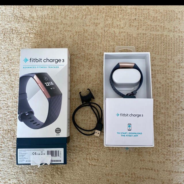 Fitbit フィットビット Charge3 チャージ3 FB410RGGY