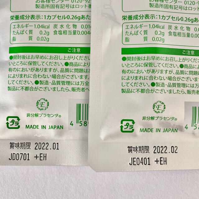 新品未開封】Eミアン 非分解プラセンタ Eアファン60粒 2袋 送料無料