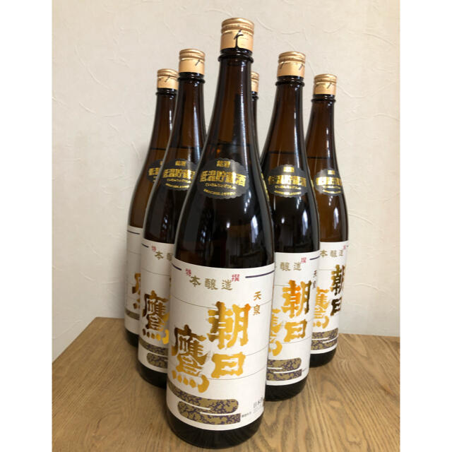 高木酒造十四代　朝日鷹　低温貯蔵1.8L 6本セット