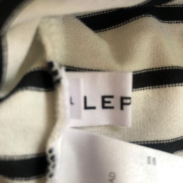 LEPSIM(レプシィム)のLEPSIM ボーダーTシャツ　Lサイズ レディースのトップス(Tシャツ(半袖/袖なし))の商品写真