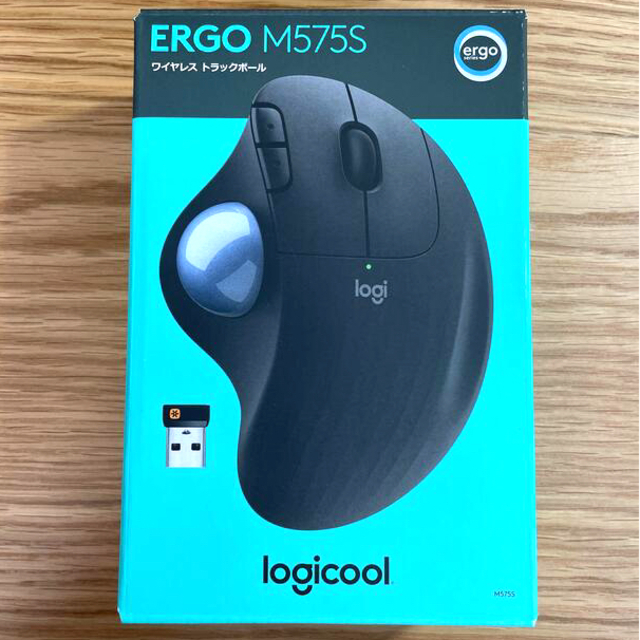 ERGO M575S　ロジクール　ワイヤレストラックボールマウス