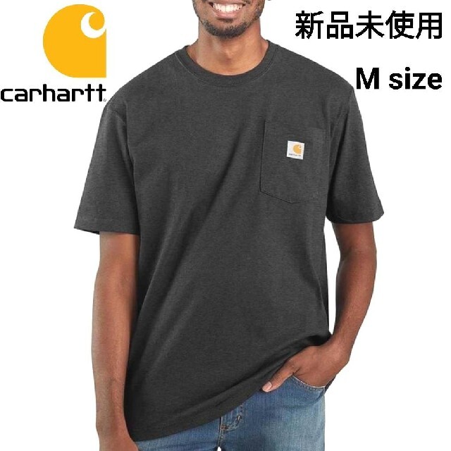 carhartt(カーハート)の新品未使用 カーハート ポケット Tシャツ チャコールヘザー K87 CHR M メンズのトップス(Tシャツ/カットソー(半袖/袖なし))の商品写真