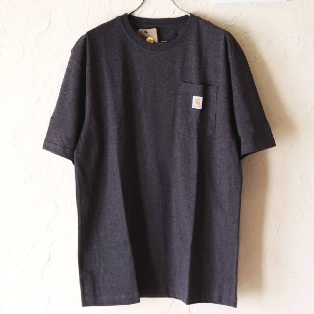 carhartt(カーハート)の新品未使用 カーハート ポケット Tシャツ チャコールヘザー K87 CHR M メンズのトップス(Tシャツ/カットソー(半袖/袖なし))の商品写真