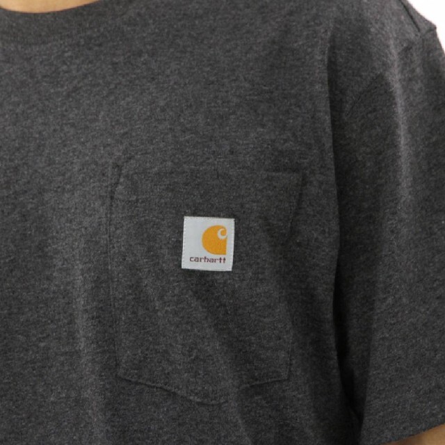 carhartt(カーハート)の新品未使用 カーハート ポケット Tシャツ チャコールヘザー K87 CHR M メンズのトップス(Tシャツ/カットソー(半袖/袖なし))の商品写真