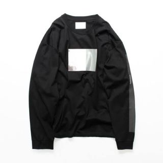 コモリ(COMOLI)の最終値下げ　steinブラックS LONG SLEEVE TEE ロンT(Tシャツ/カットソー(七分/長袖))