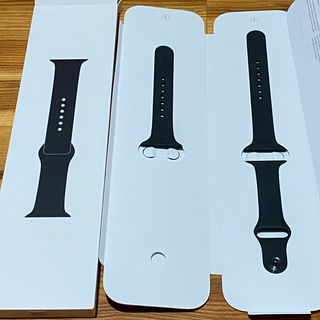 アップルウォッチ(Apple Watch)のほぼ新品　Apple Watch 40mm 純正　スポーツバンド　ブラック(腕時計)