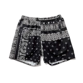 エフシーアールビー(F.C.R.B.)のM FCRB SMALL LOGO SHORTS BLACK BANDANA(ショートパンツ)