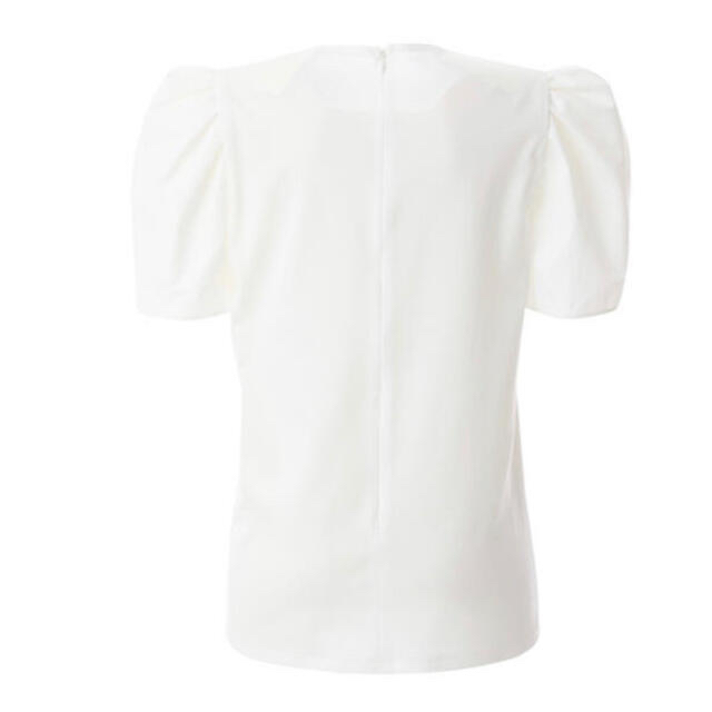 Drawer(ドゥロワー)のボーダーズアットバルコニーのパフスリーブTシャツ レディースのトップス(Tシャツ(半袖/袖なし))の商品写真